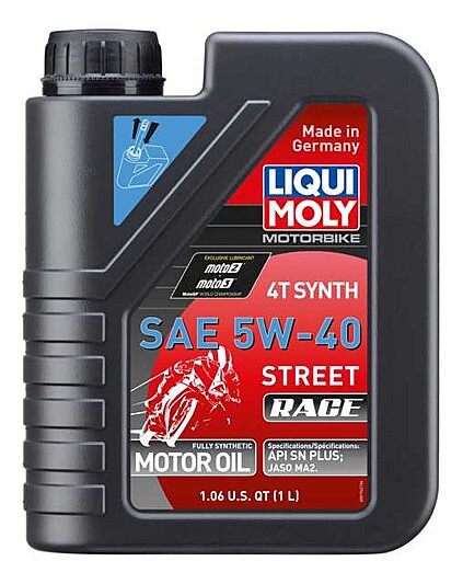 LIQUI MOLY 5W-40 4T Synthetic RACE