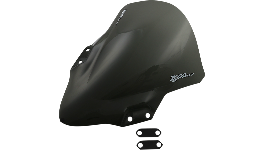 ZERO GRAVITY Corsa Windshield - Smoke - Ninja 400