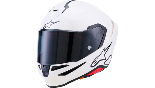 ALPINESTARS Supertech R7 Helmet - 22.06 - Solid - Gloss White