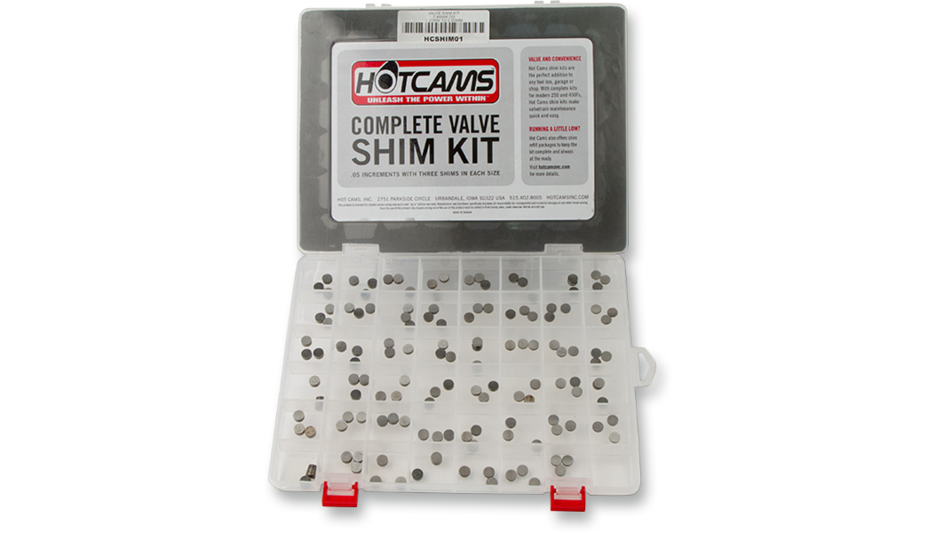 HOT CAMS Valve Shim Kit - 7.48 mm O.D. - Honda | Kawasaki | Suzuki | Yamaha