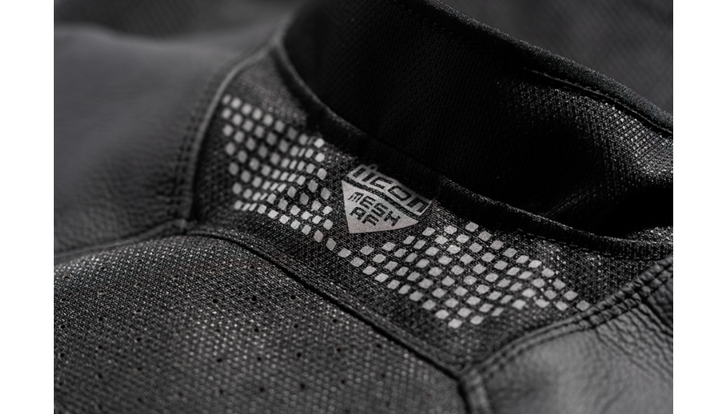 ICON Mesh AF™ Leather Jacket - Black
