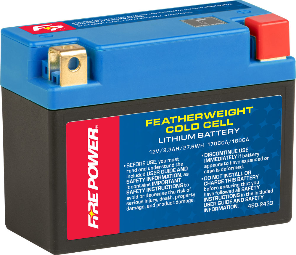 FIRE POWER FEATHERWEIGHT HJ12L-FPZ LITHIUM BATTERY 170 CCA 12V/27.6WH