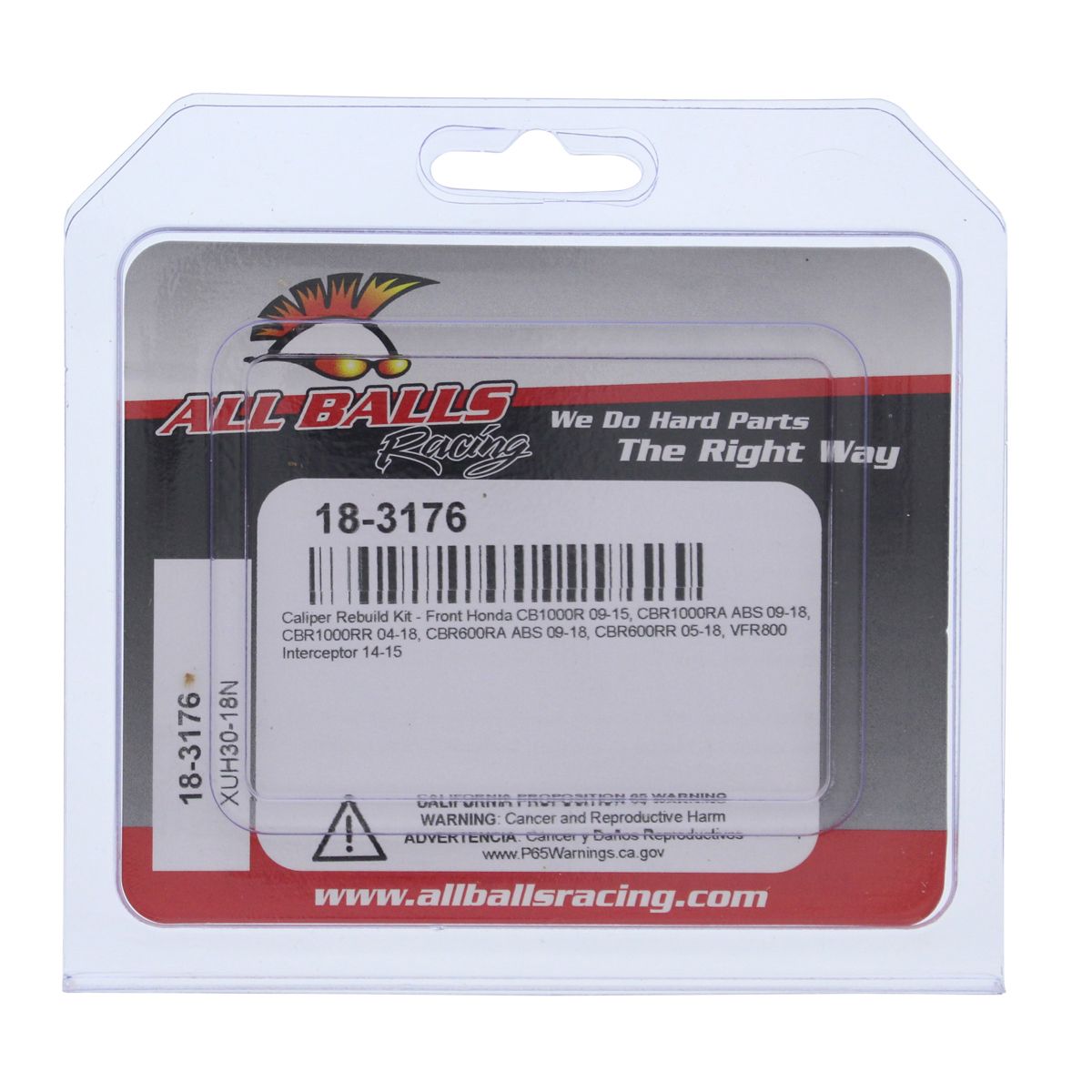 Caliper Rebuild Kit - Front Honda CB1000R 09-15, CB1000R ABS (Euro) 18, CB1000R ABS 18-24, CBR1000RA ABS 09-25, CBR1000RR 04-25, CBR600RA ABS 09-22, CBR600RR 05-25, CBR600RR ABS 22-25, VFR800 Interceptor 14-15