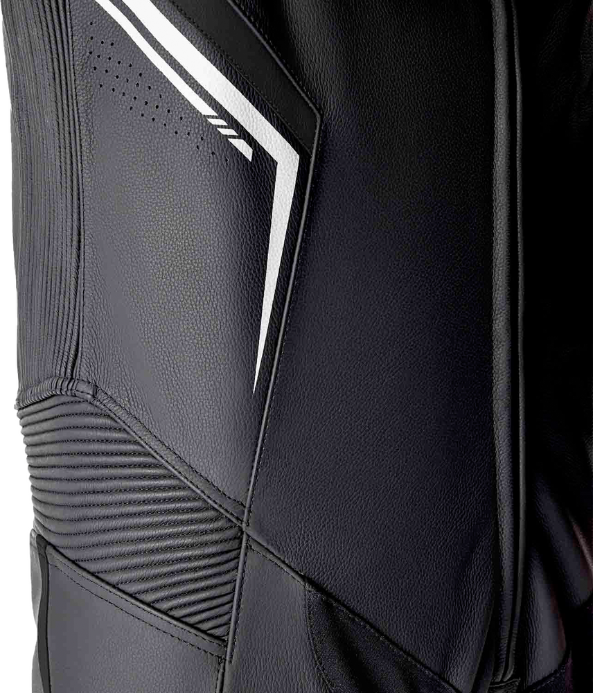 RST S1 D3O SUIT BLK/WHI LEATHER ONE PIECE SUIT