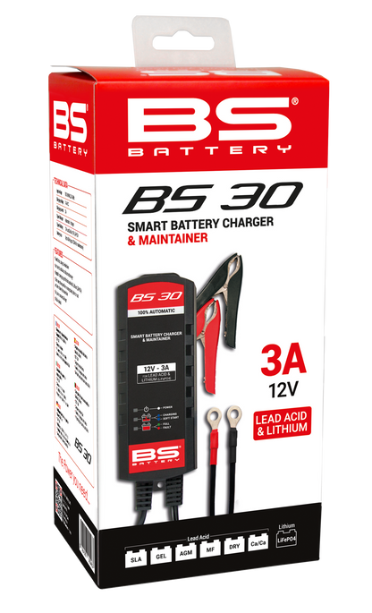 BS BATTERY Charger - BS30 - 12V - 3A