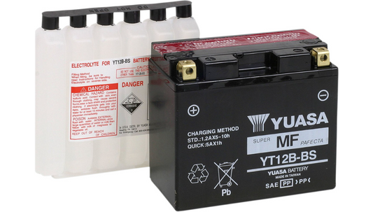 YUASA YT12B-BS YUAM6212B AGM Maintenance-Free Battery Ducati Monster
