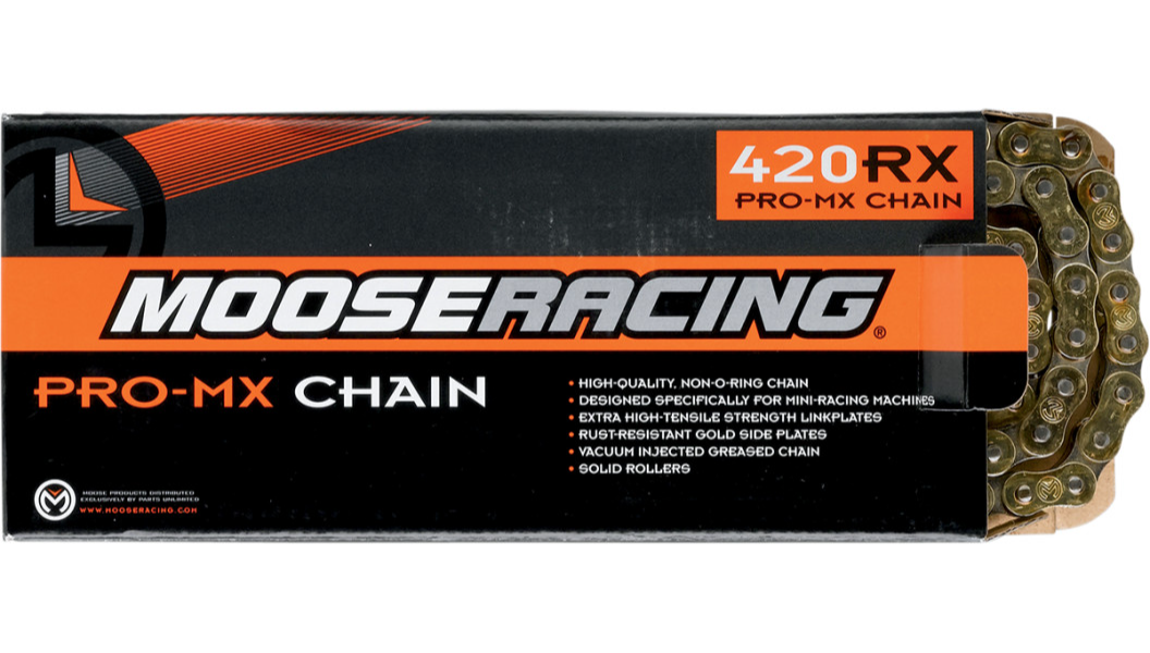 MOOSE OFFROAD RXP Pro-MX Chain 420 - 130 Links - Gold