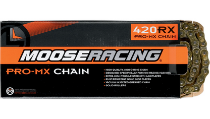 MOOSE OFFROAD RXP Pro-MX Chain 420 - 130 Links - Gold