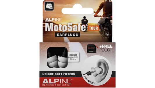 ALPINE MotoSafe Tour Earplugs 111.23.110 Hearing Protection