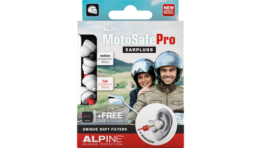 ALPINE MotoSafe Pro Earplugs 111.23.112 Hearing Protection