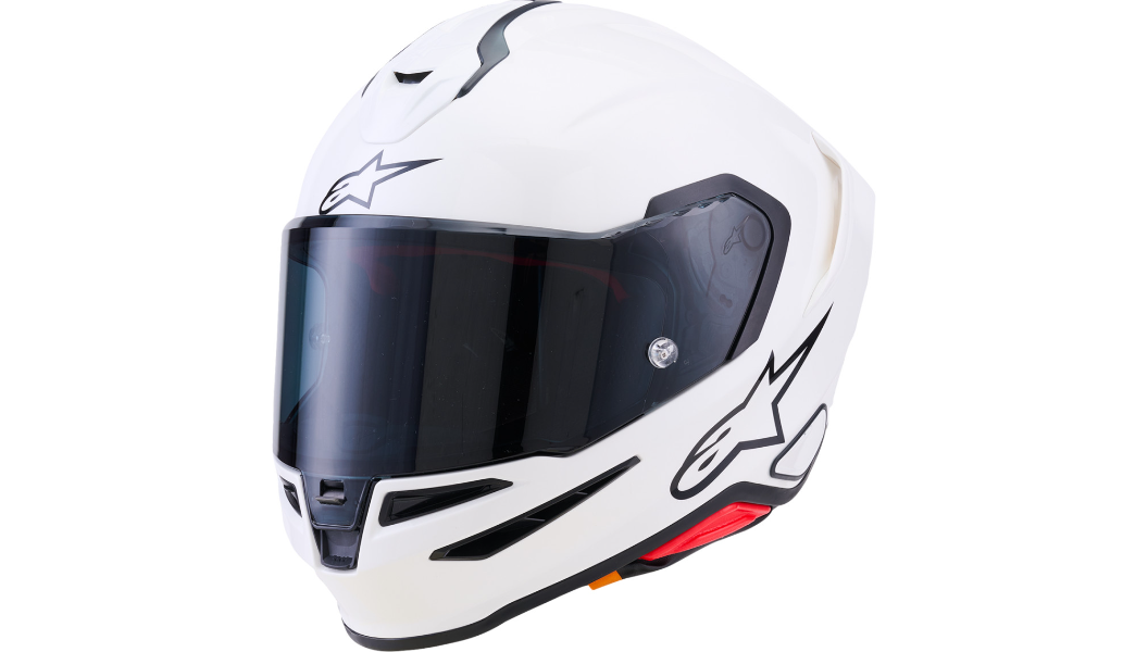 ALPINESTARS Supertech R7 Helmet - 22.06 - Solid - Gloss White