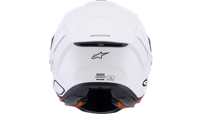 ALPINESTARS Supertech R7 Helmet - 22.06 - Solid - Gloss White