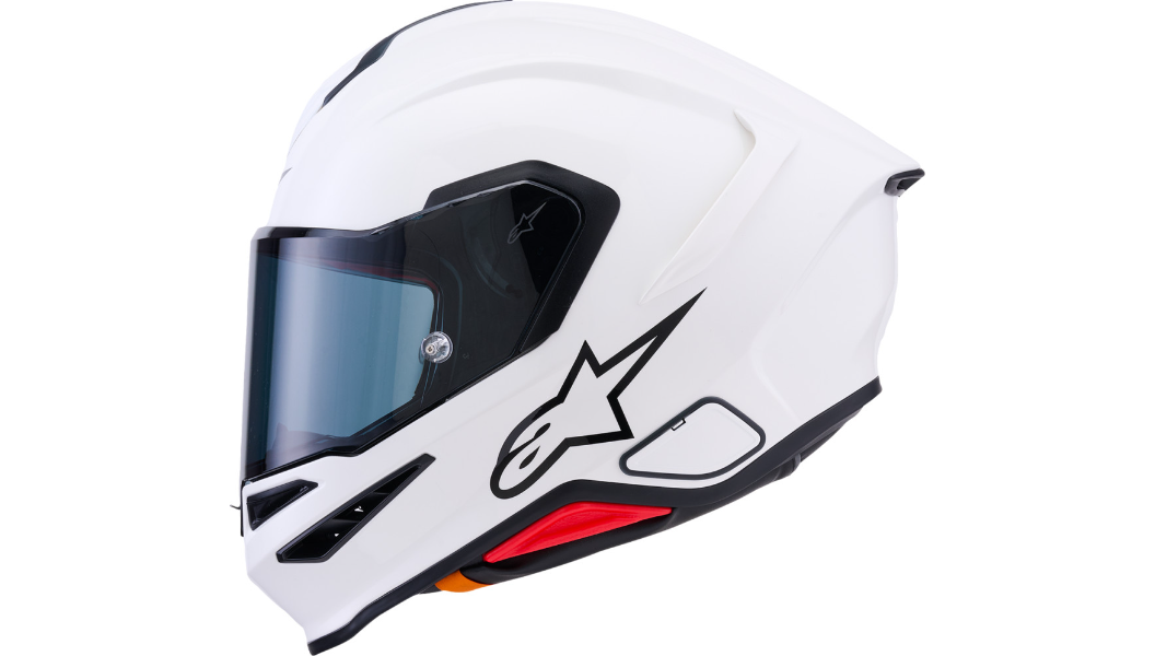 ALPINESTARS Supertech R7 Helmet - 22.06 - Solid - Gloss White