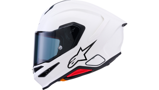 ALPINESTARS Supertech R7 Helmet - 22.06 - Solid - Gloss White