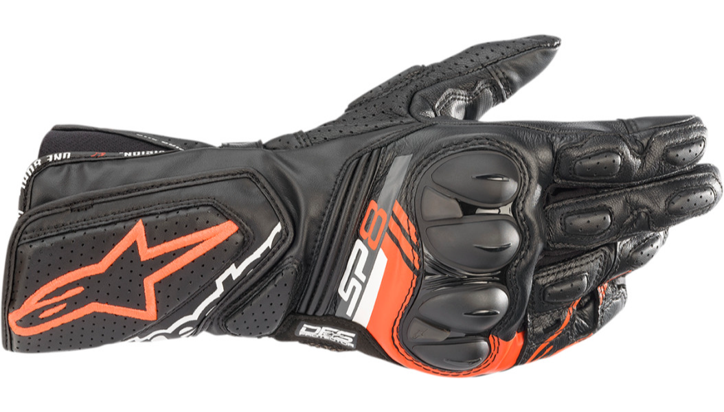 ALPINESTARS SP-8 V3 Gloves - Black/Fluo Red