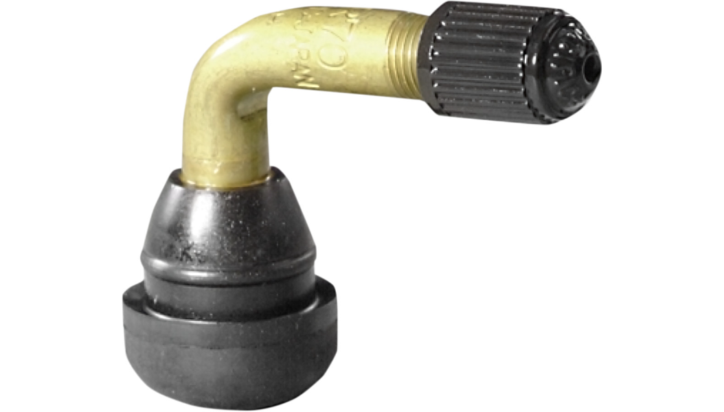 K&L SUPPLY Valve Stem - Angled - 90° Bend - Gold (SINGLE)