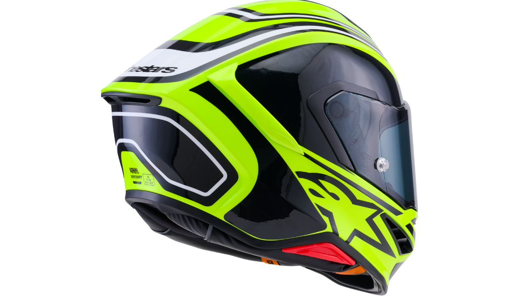 ALPINESTARS Supertech R7 Helmet - 22.06 - Zeal - Gloss Yellow Fluo/Black/White