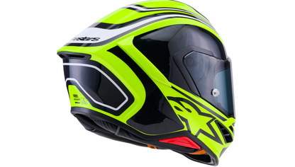 ALPINESTARS Supertech R7 Helmet - 22.06 - Zeal - Gloss Yellow Fluo/Black/White