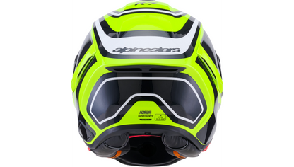 ALPINESTARS Supertech R7 Helmet - 22.06 - Zeal - Gloss Yellow Fluo/Black/White