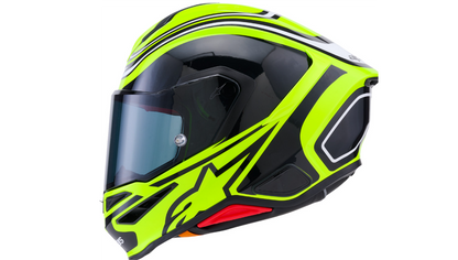 ALPINESTARS Supertech R7 Helmet - 22.06 - Zeal - Gloss Yellow Fluo/Black/White