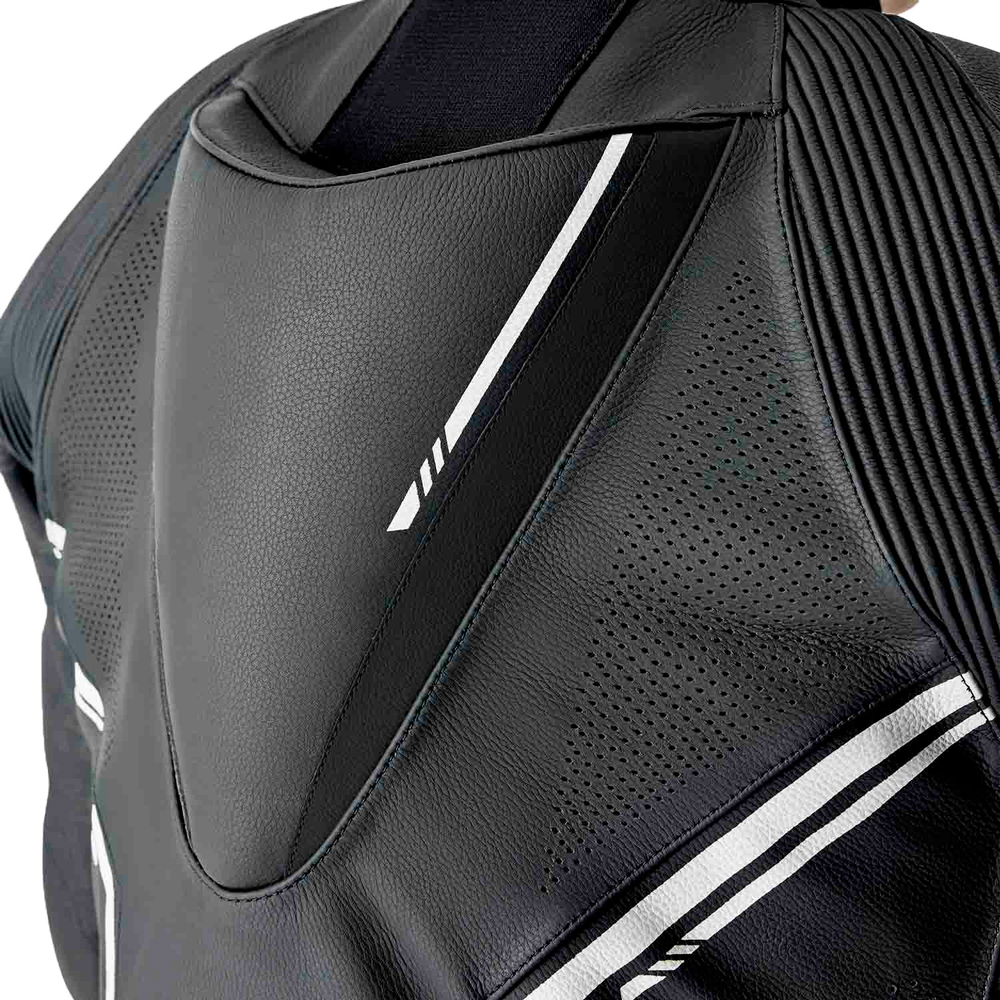RST S1 D3O SUIT BLK/WHI LEATHER ONE PIECE SUIT