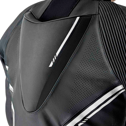 RST S1 D3O SUIT BLK/WHI LEATHER ONE PIECE SUIT