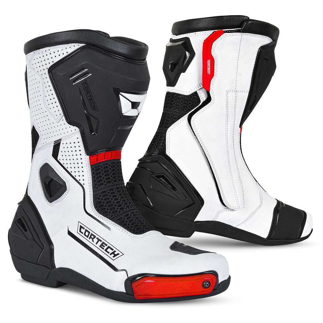 Cortech Revo RR Air Boot - White/Black/Red