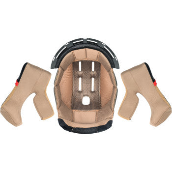 ICON Ultraflite™ Helmet Liner Kit - Tan